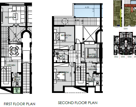 Floor plan for penthouse at Nord New Alamein
