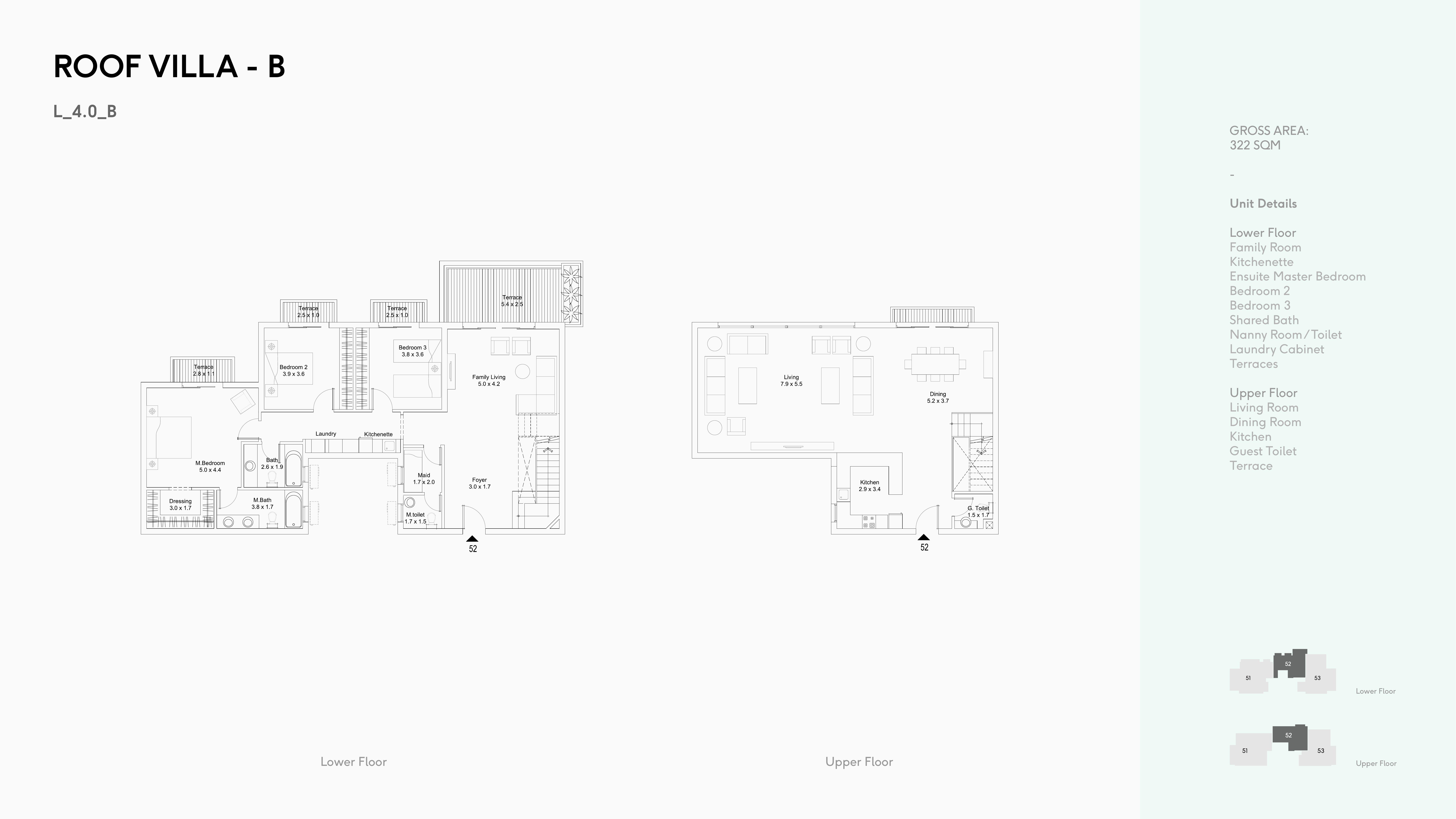 Floor plan for duplex at DISTRICT 5