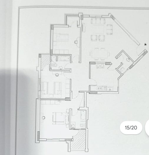Floor plan for apartment at Al Maqsad Residences