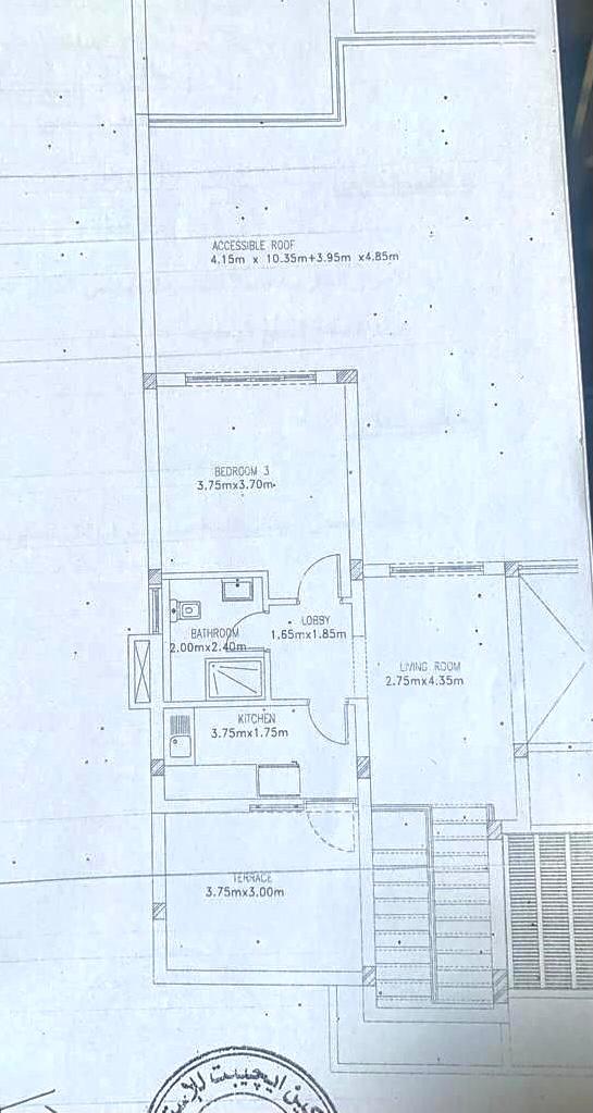 Floor plan for chalet at Hacienda White