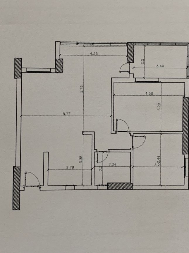 Floor plan for apartment at Jade Park