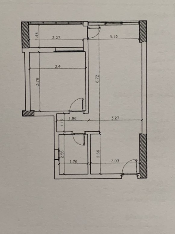 Floor plan for apartment at Jade Park