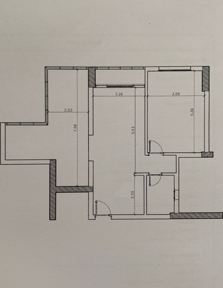 Floor plan for apartment at Jade Park