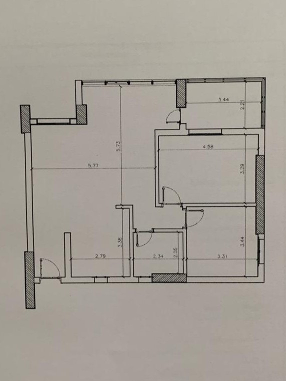Floor plan for apartment at Jade Park