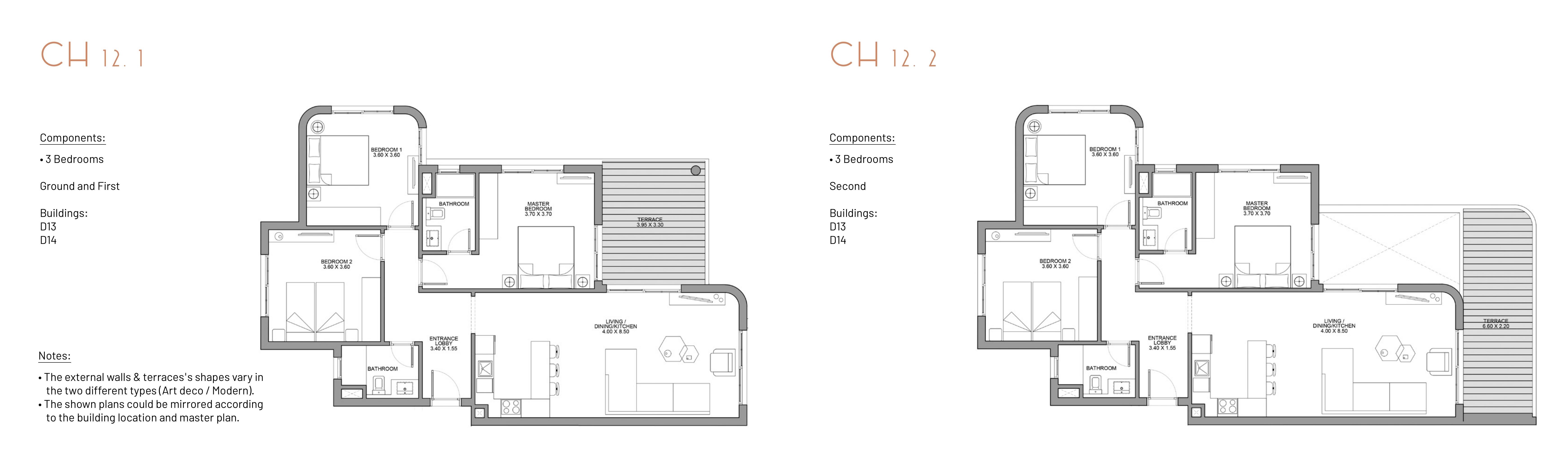 Floor plan for chalet at June