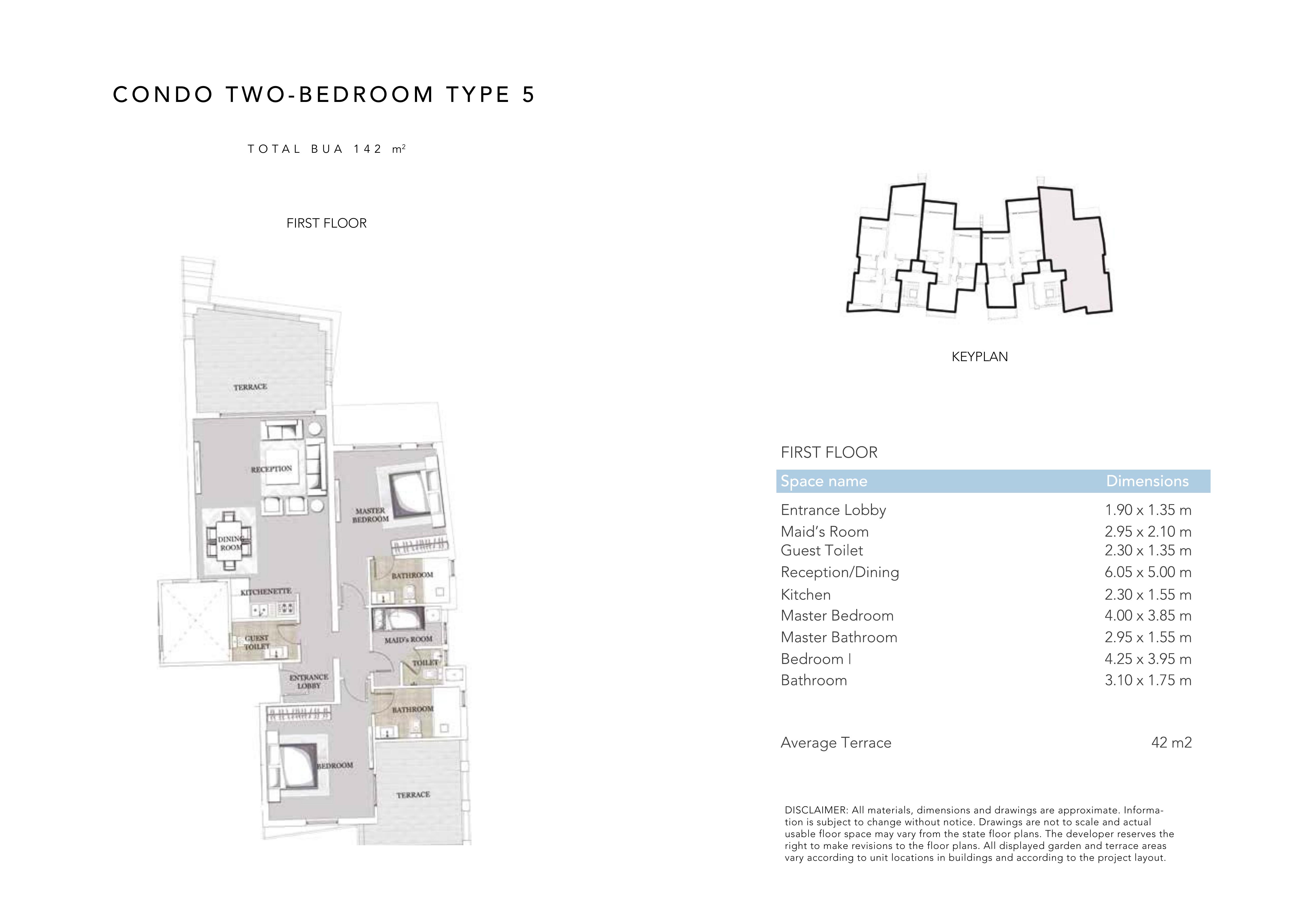 Floor plan for chalet at Jefaira