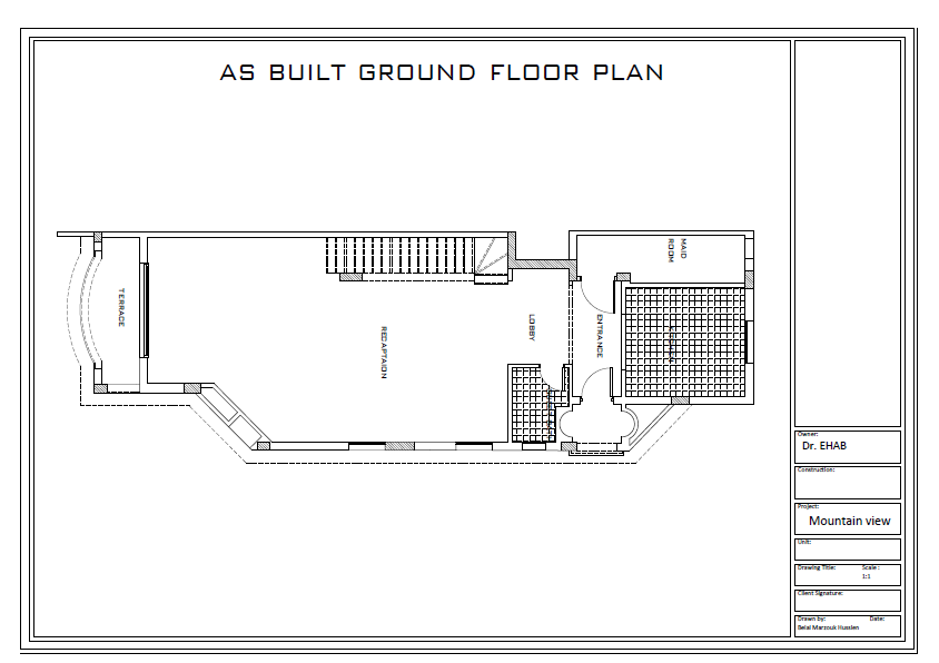 Floor plan for duplex at Mountain View Hyde Park