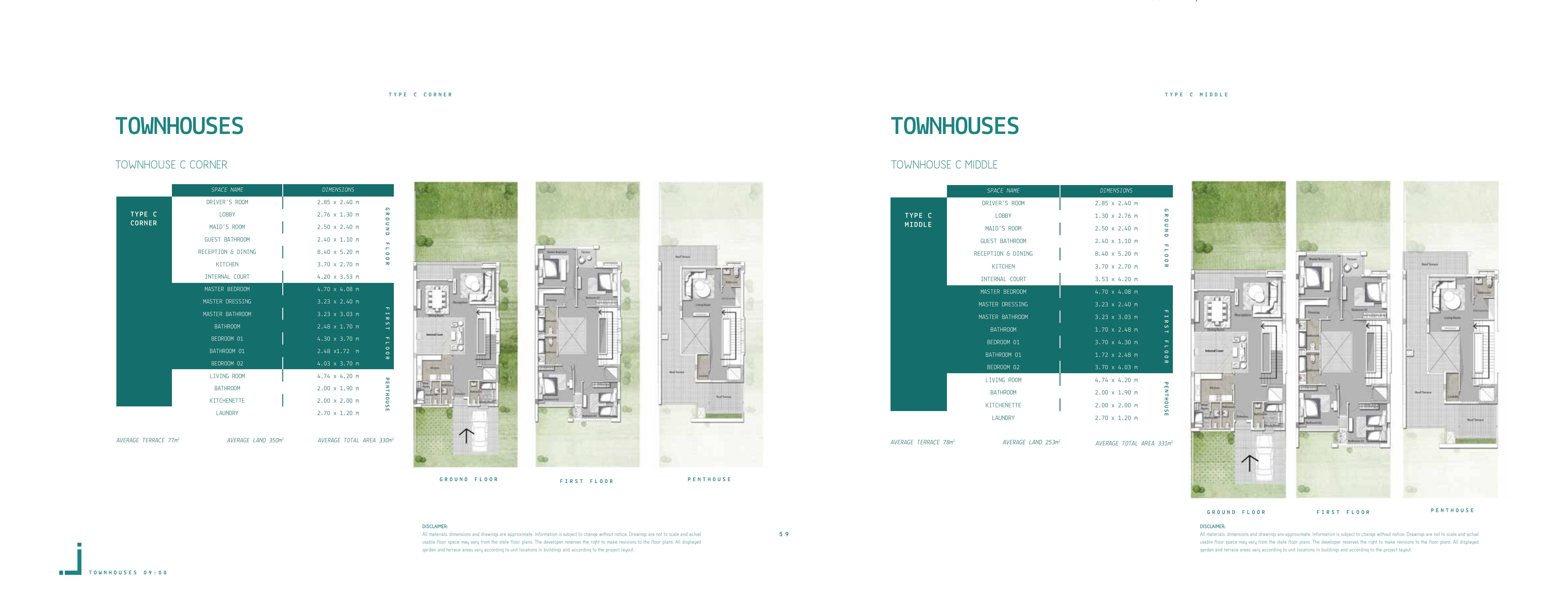 Floor plan for townhouse at Joulz