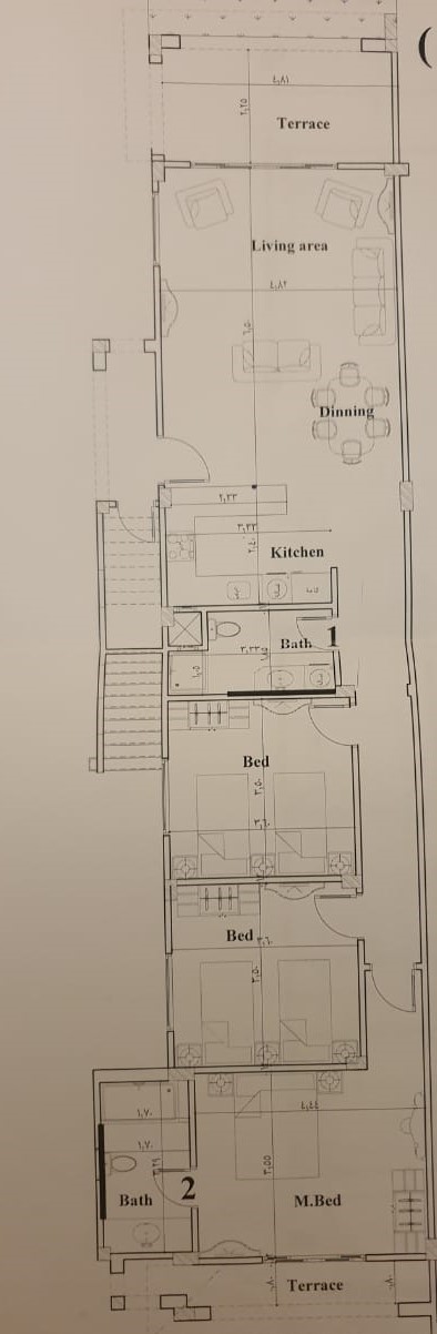 Floor plan for chalet at La Vista Bay East