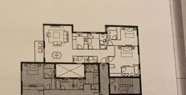 Floor plan for apartment at HAPTown