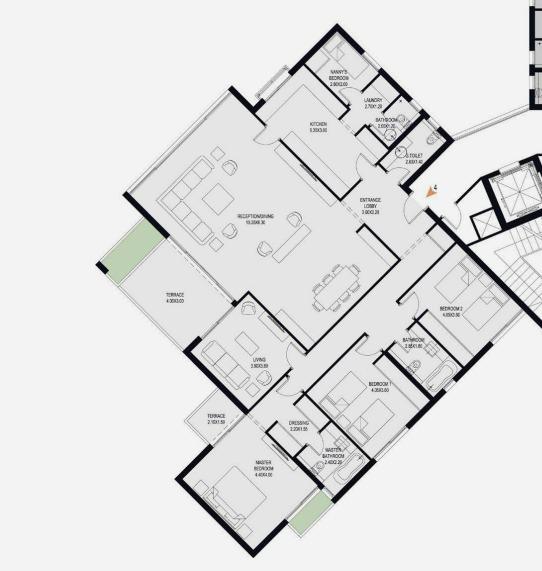 Floor plan for apartment at O West Orascom