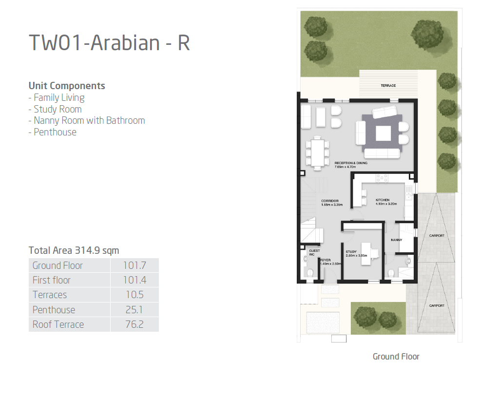 Floor plan for  at VYE SODIC