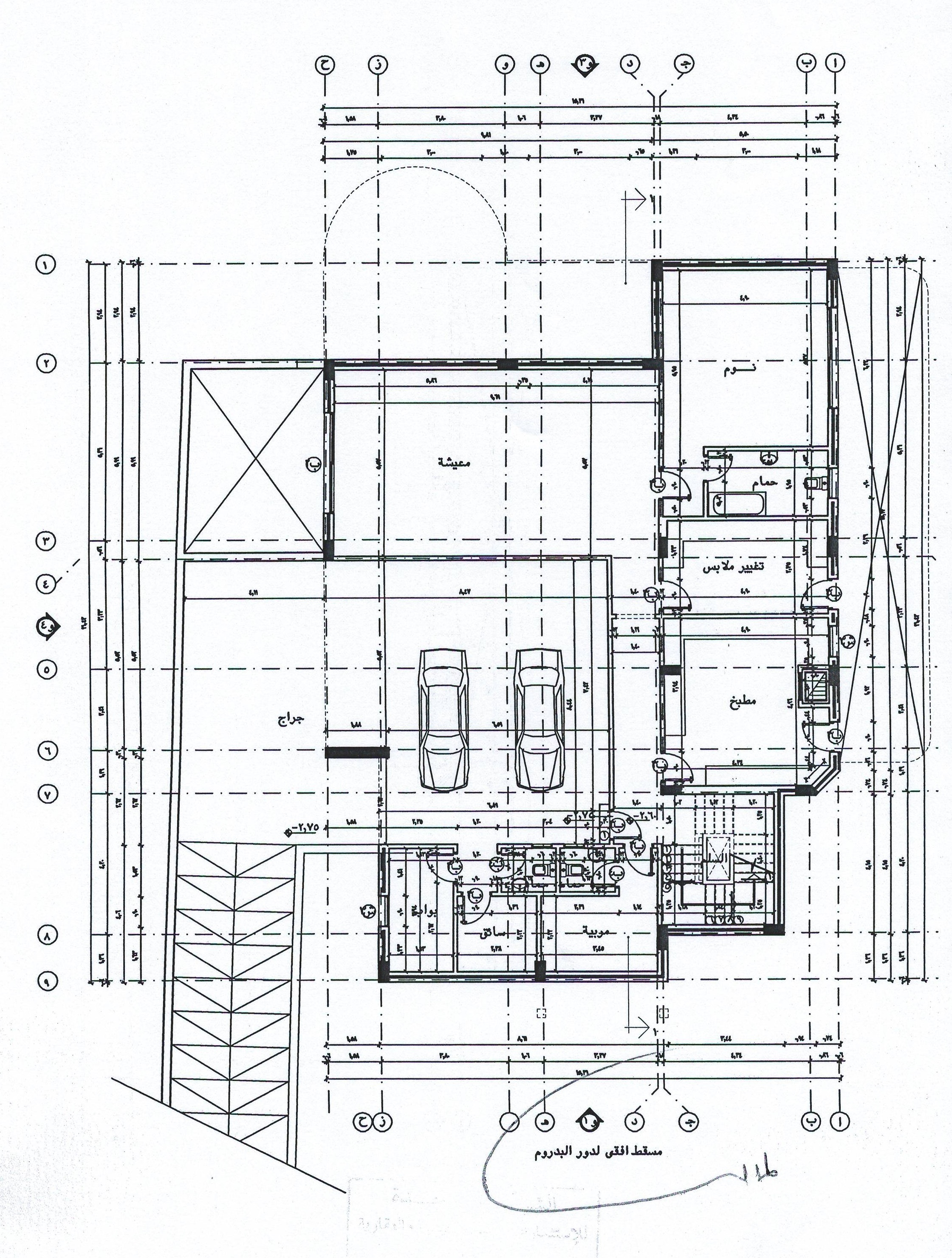 Floor plan for villa at Lake View