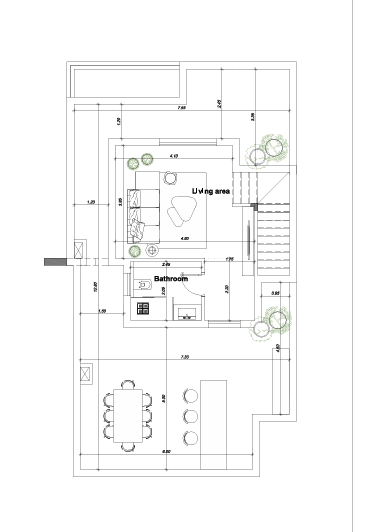 Floor plan for villa at PX