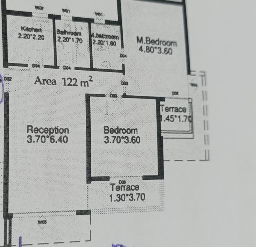 Floor plan for apartment at Vinci
