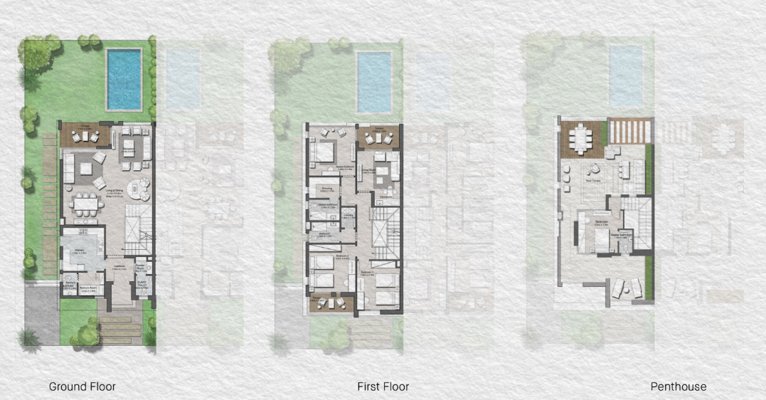 Floor plan for  at Tawny