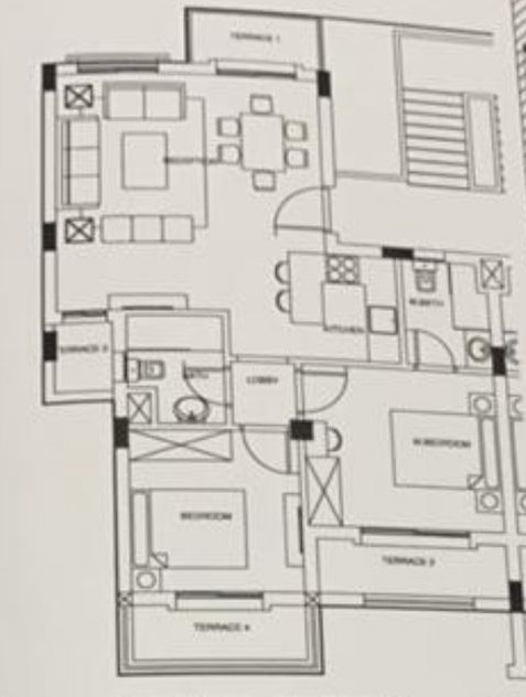Floor plan for chalet at Mountain View Ras El Hekma