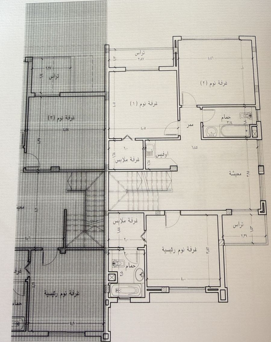 Floor plan for townhouse at Grand Heights