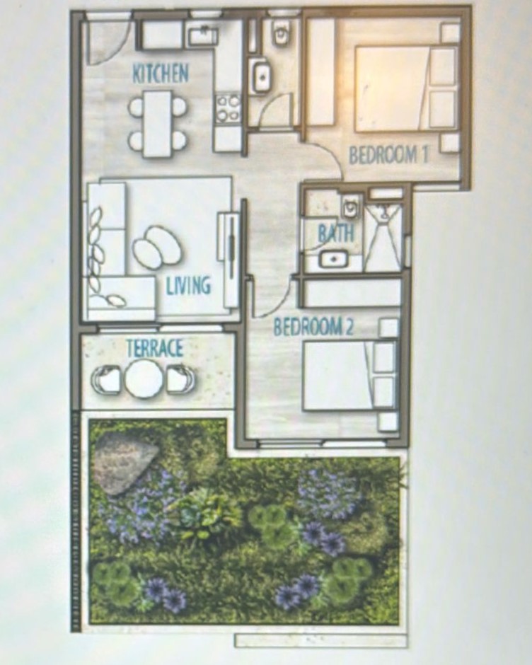 Floor plan for apartment at Southmed