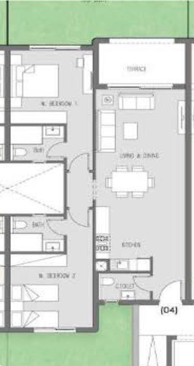 Floor plan for chalet at Hacienda Waters