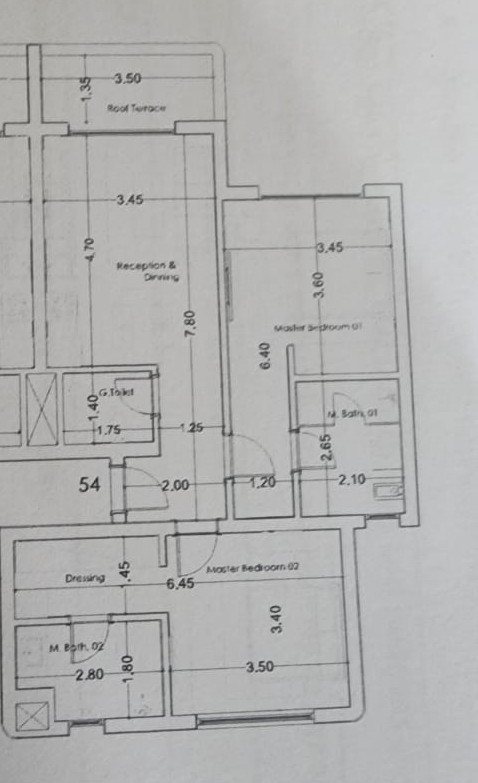 Floor plan for chalet at Hacienda Waters