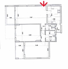 Floor plan for apartment at Downtown New Alamein