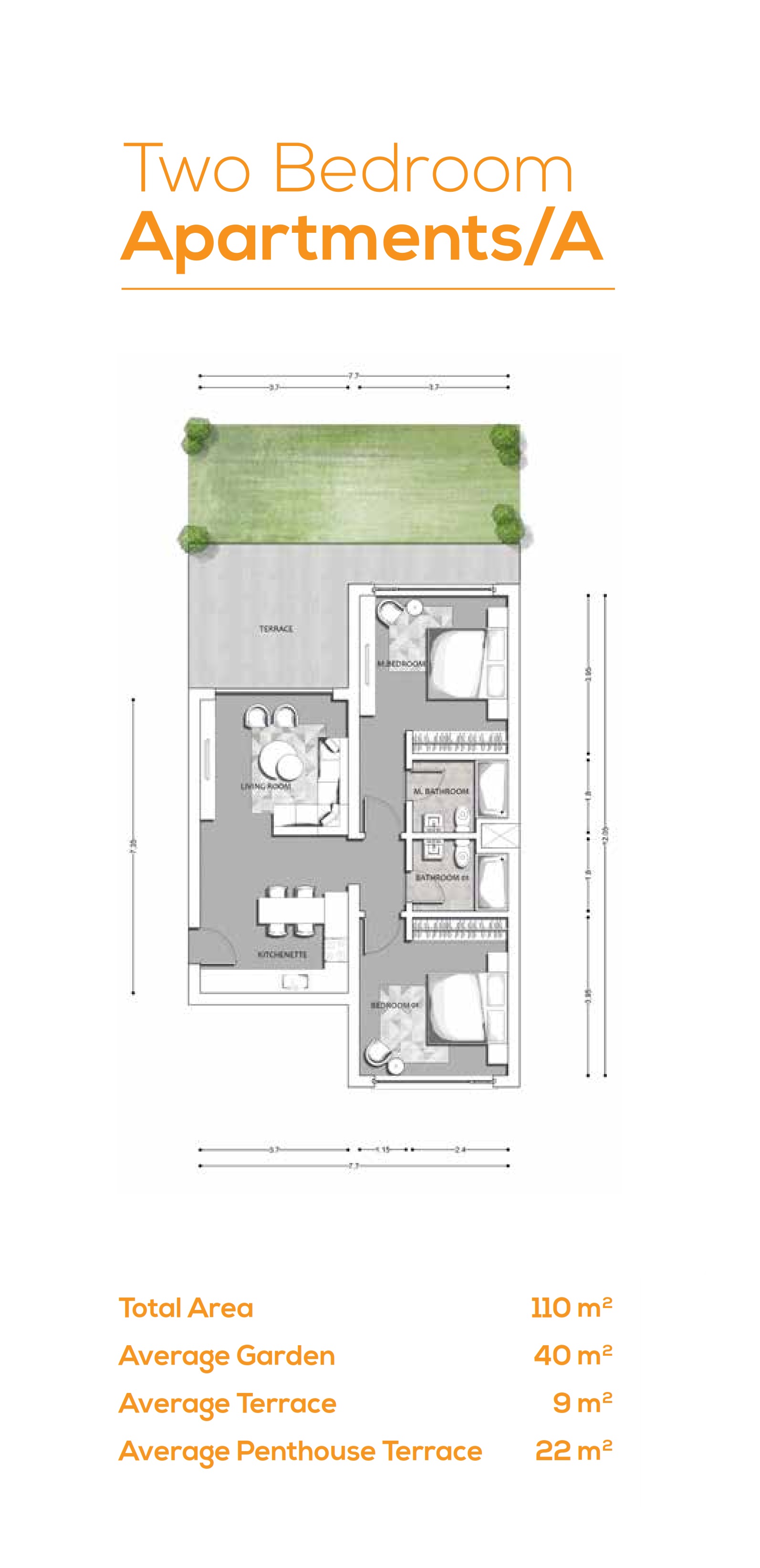 Floor plan for apartment at G Cribs