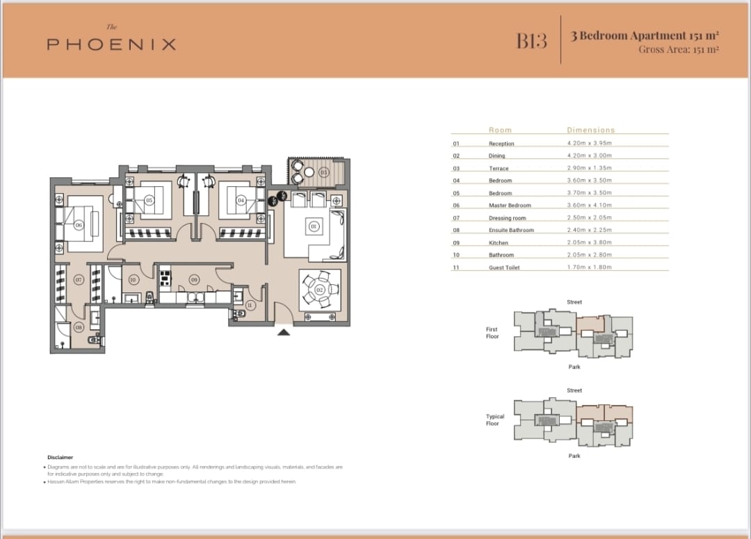 Floor plan for apartment at Swanlake Residences