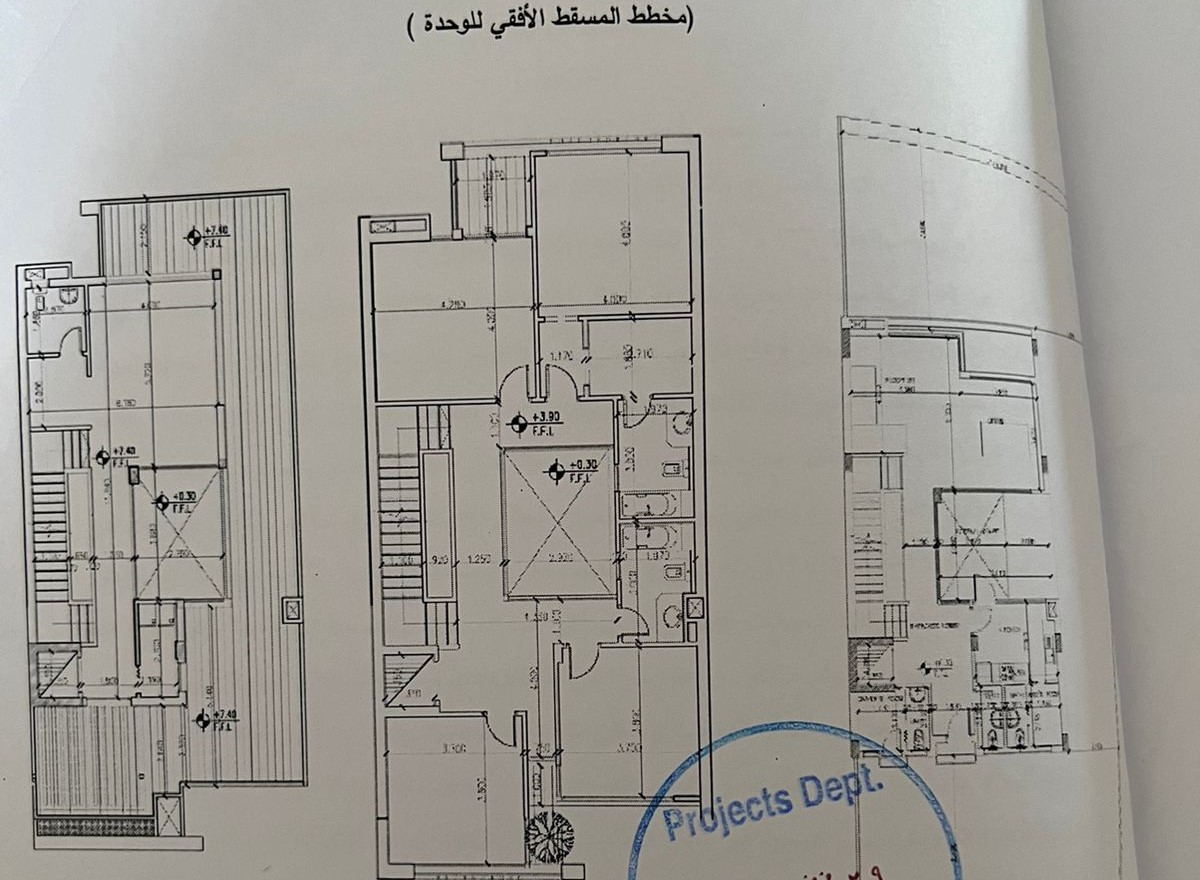 Floor plan for townhouse at Joulz