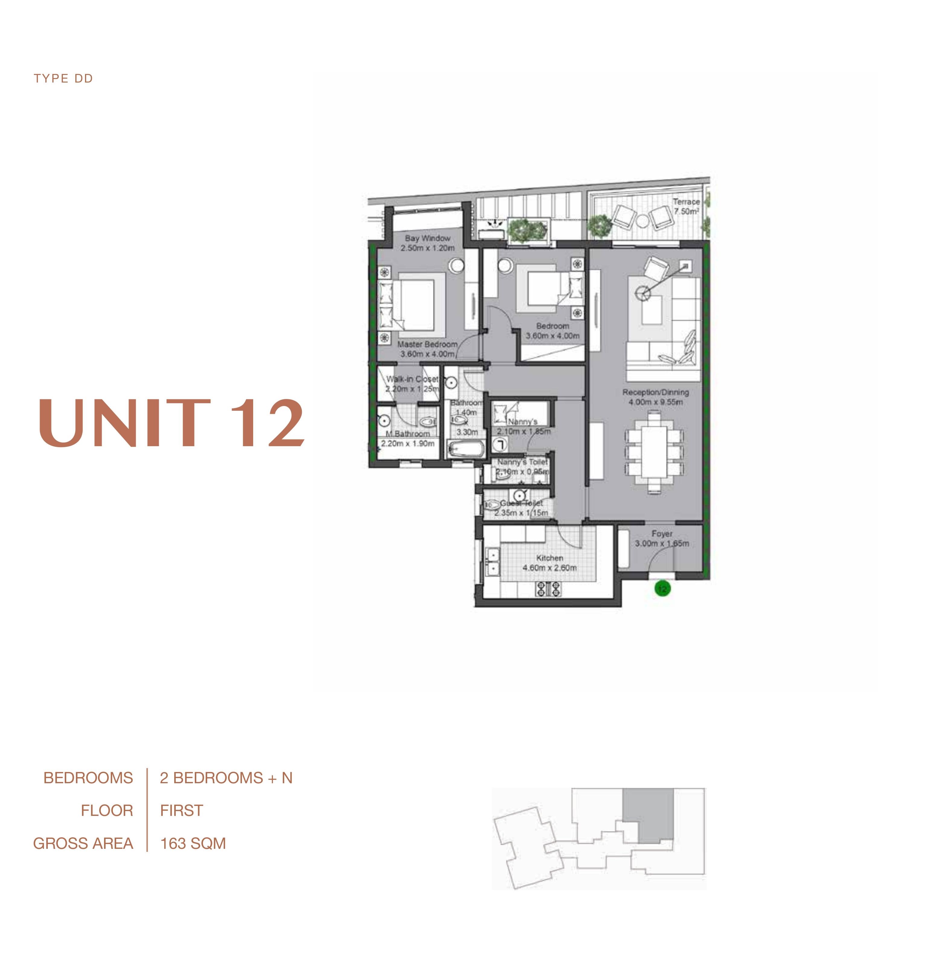 Floor plan for apartment at V Residences By Villette