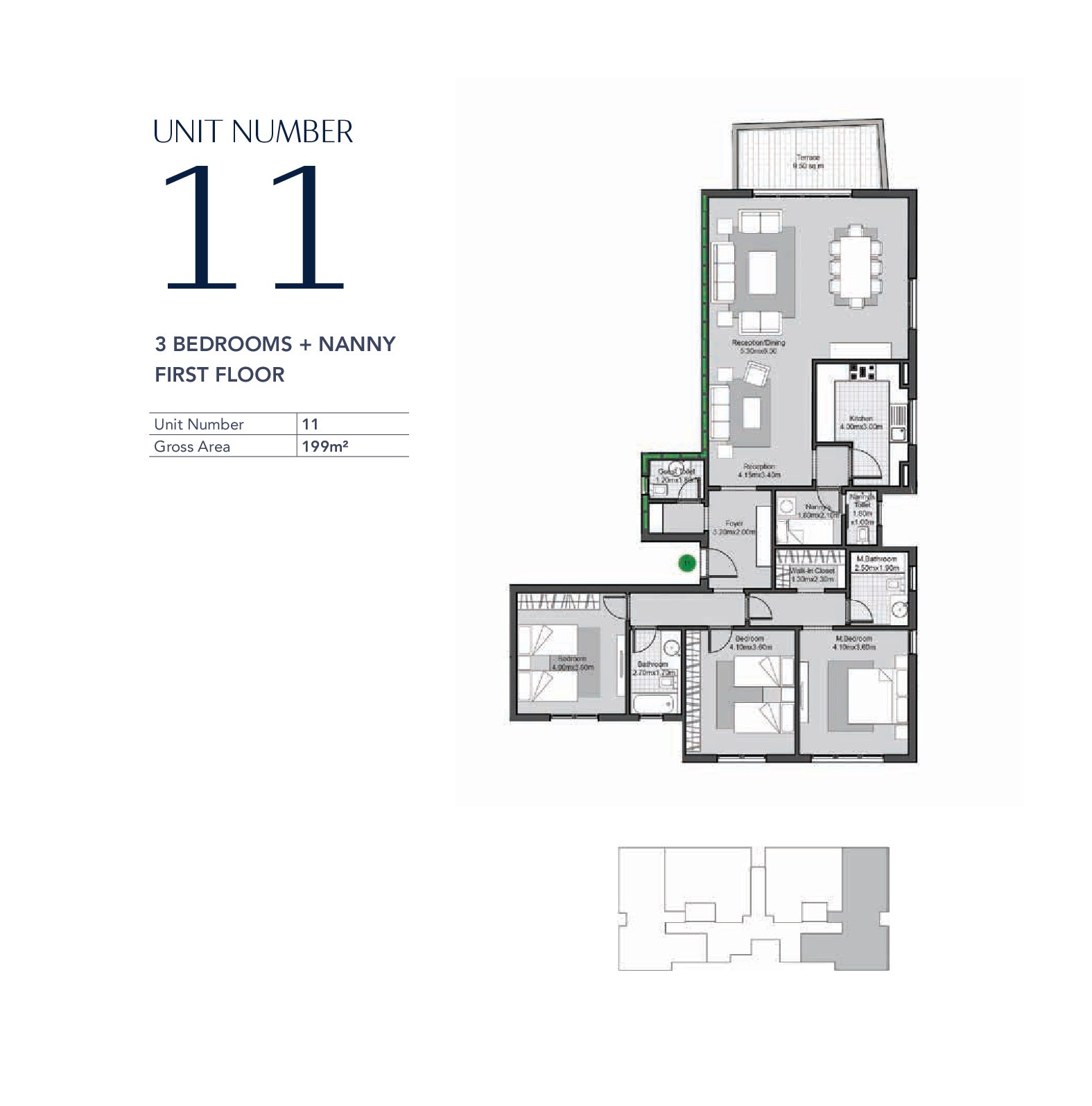 Floor plan for apartment at V Residences By Villette
