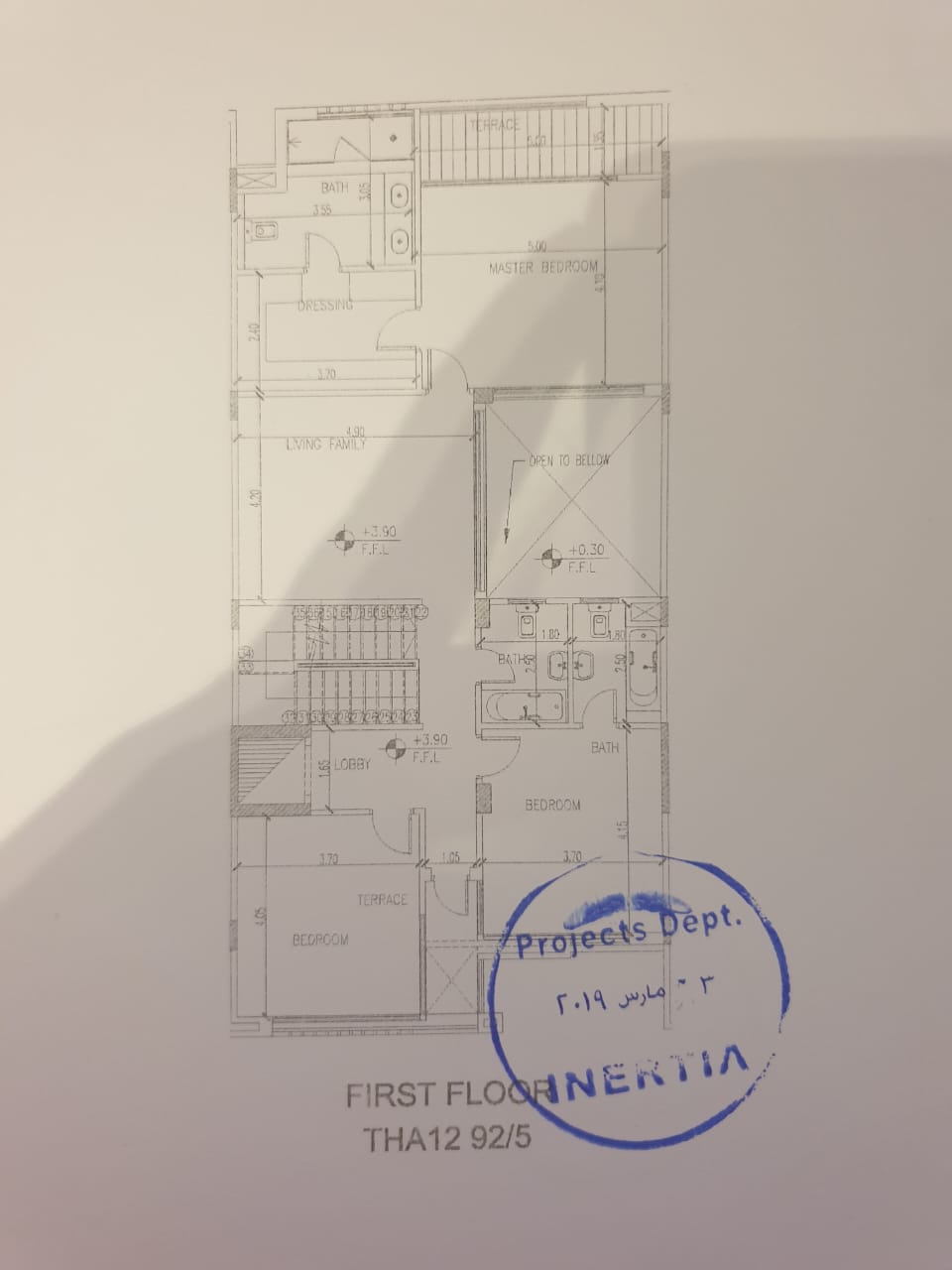 Floor plan for townhouse at Joulz