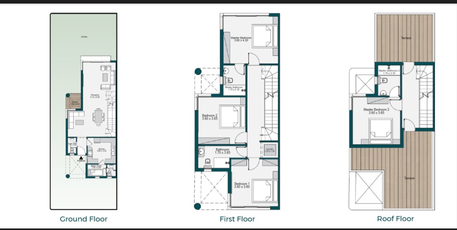 Floor plan for apartment at Bloomfields