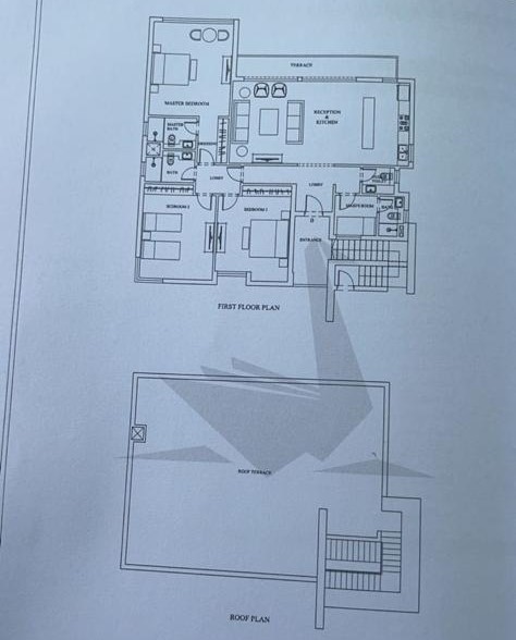 Floor plan for chalet at Swanlake North Coast