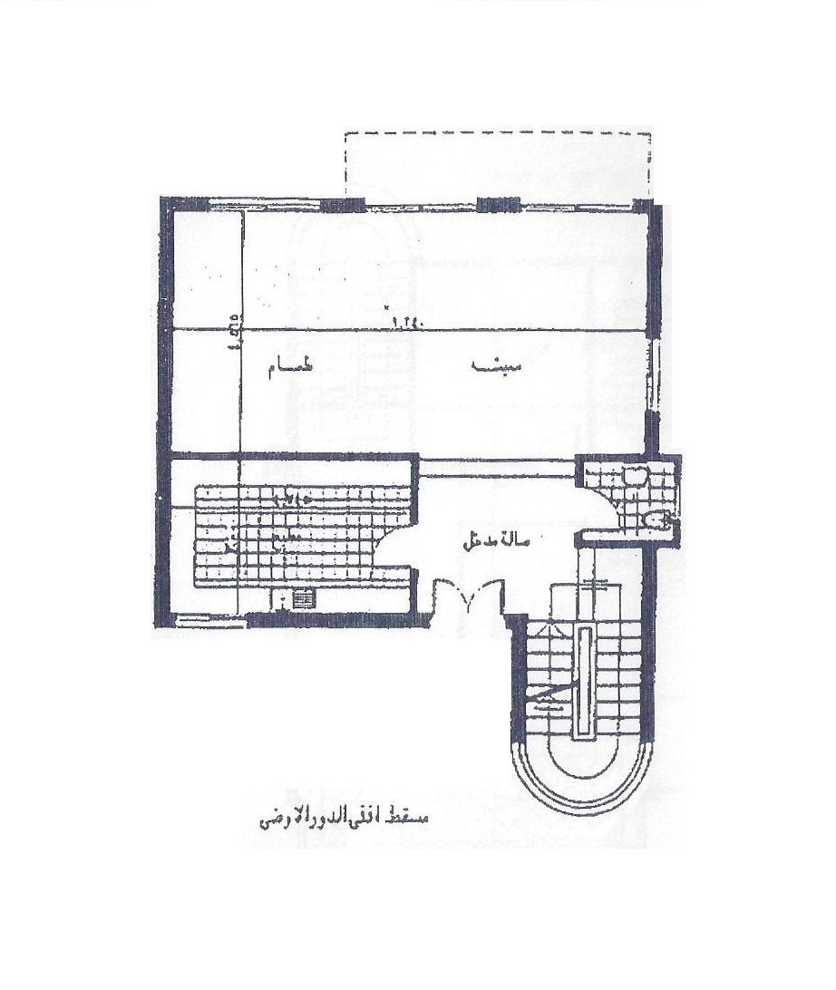 Floor plan for villa at Green Beach