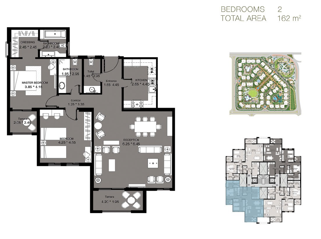 Floor plan for apartment at Ninety Avenue