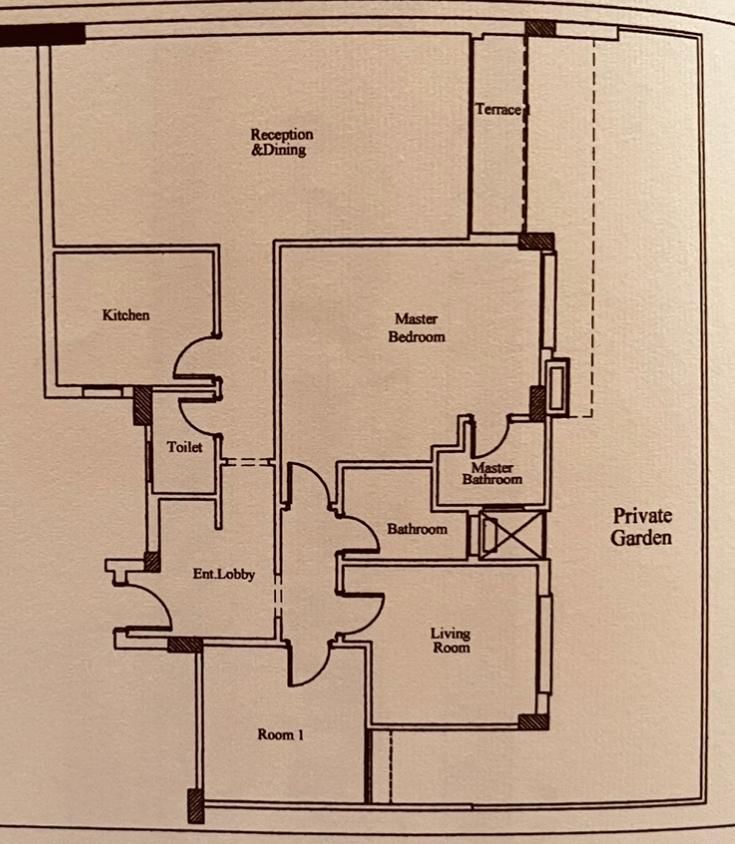 Floor plan for apartment at AZAD