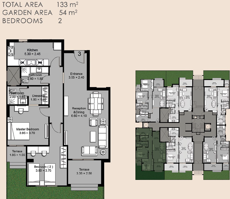 Floor plan for apartment at Ninety Avenue