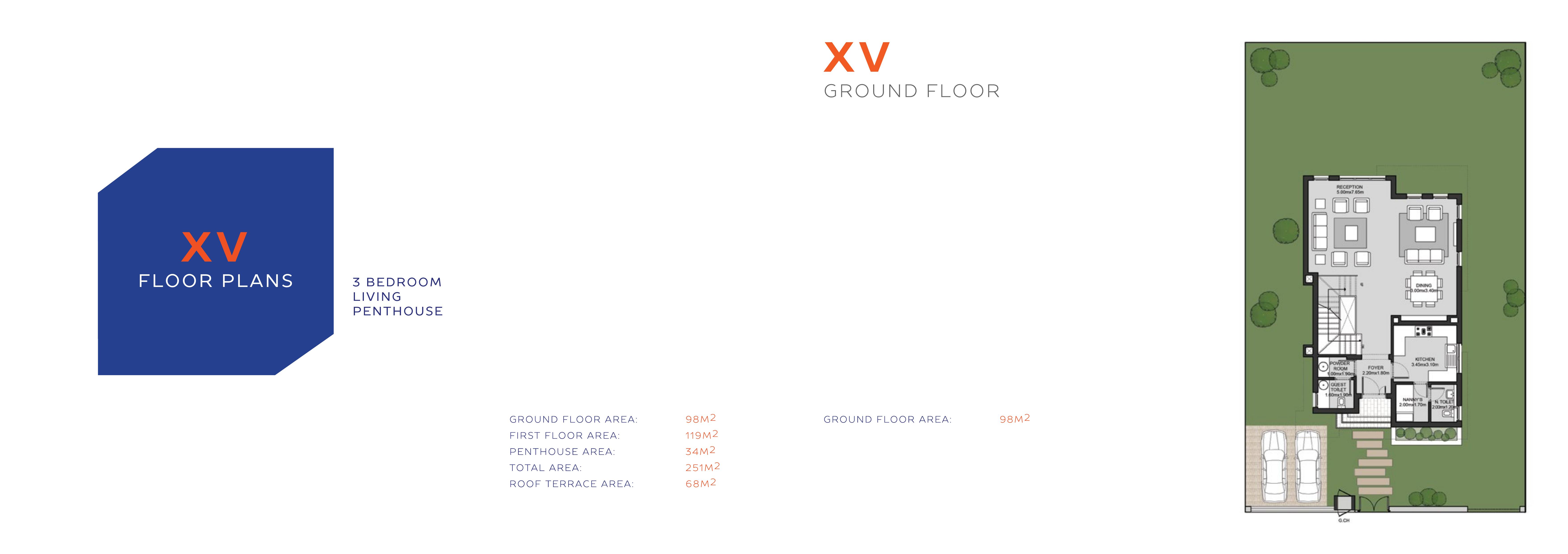 Floor plan for villa at SODIC East