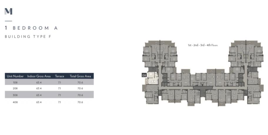 Floor plan for chalet at Marassi