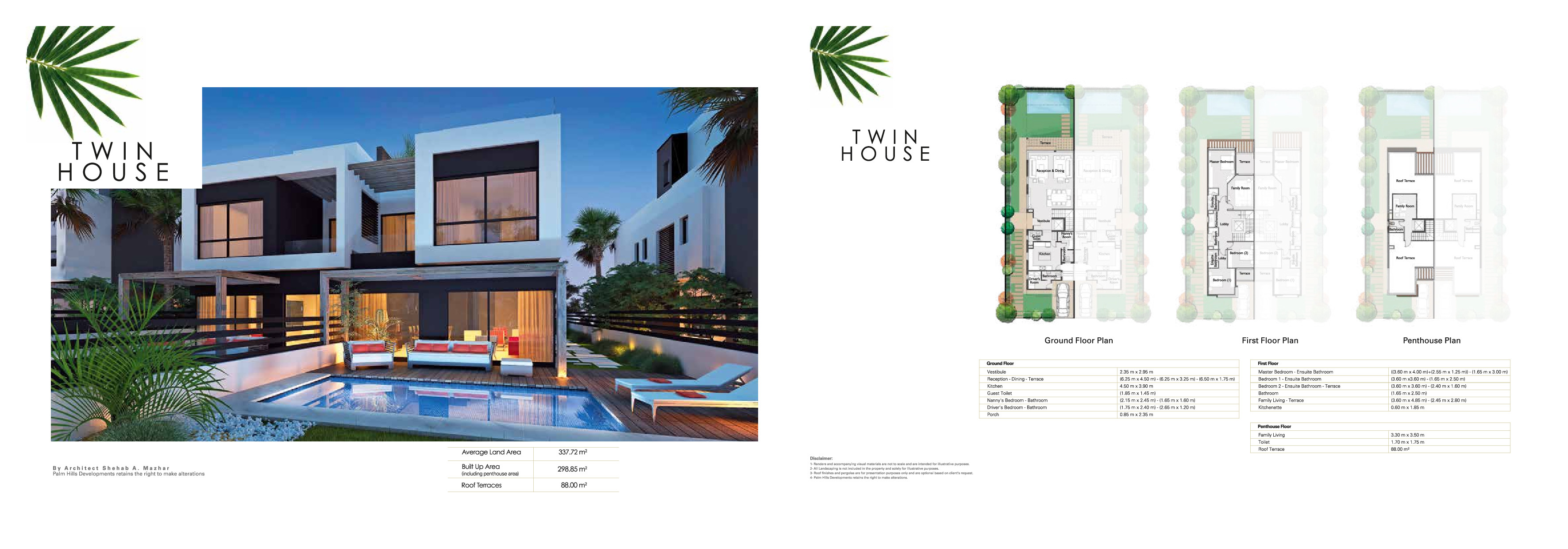 Floor plan for  at Palm Hills New Cairo