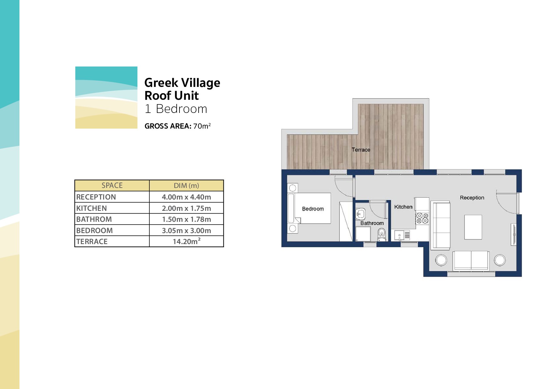 Floor plan for chalet at Evia Mountain View