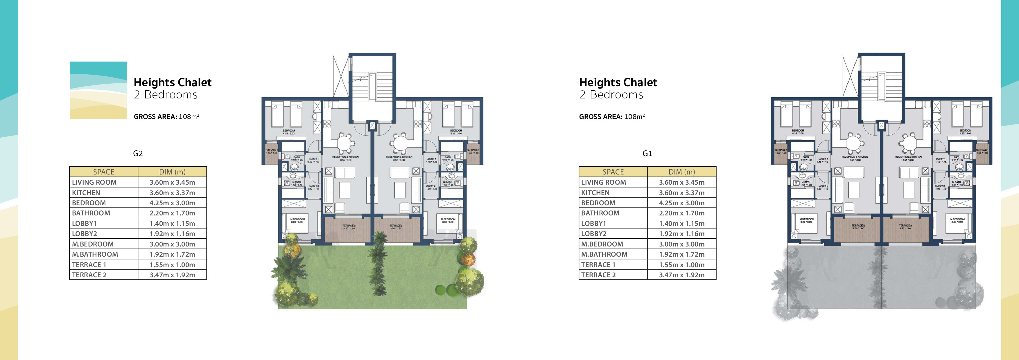 Floor plan for chalet at Evia Mountain View