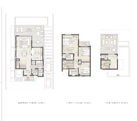 Floor plan for villa at Cairo Gate