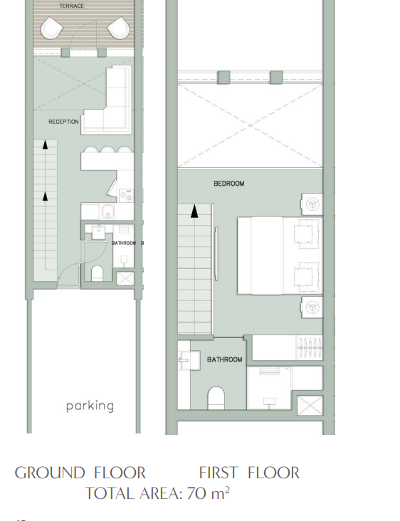 Floor plan for chalet at Il Monte Galala
