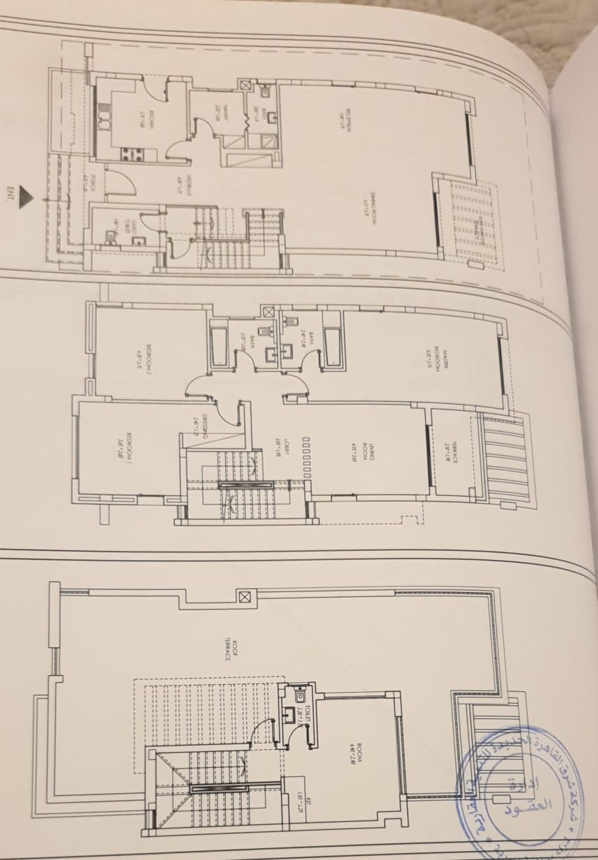 Floor plan for villa at Palm Hills Katameya Extension (PK2)