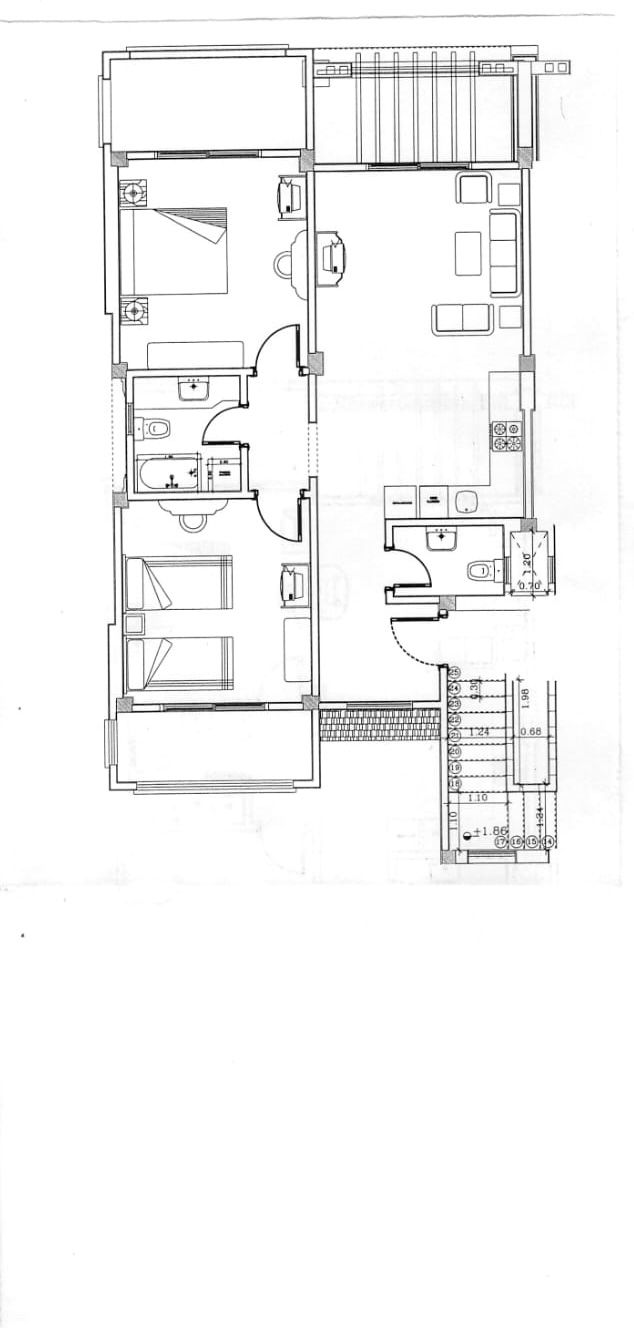 Floor plan for chalet at La Vista 6