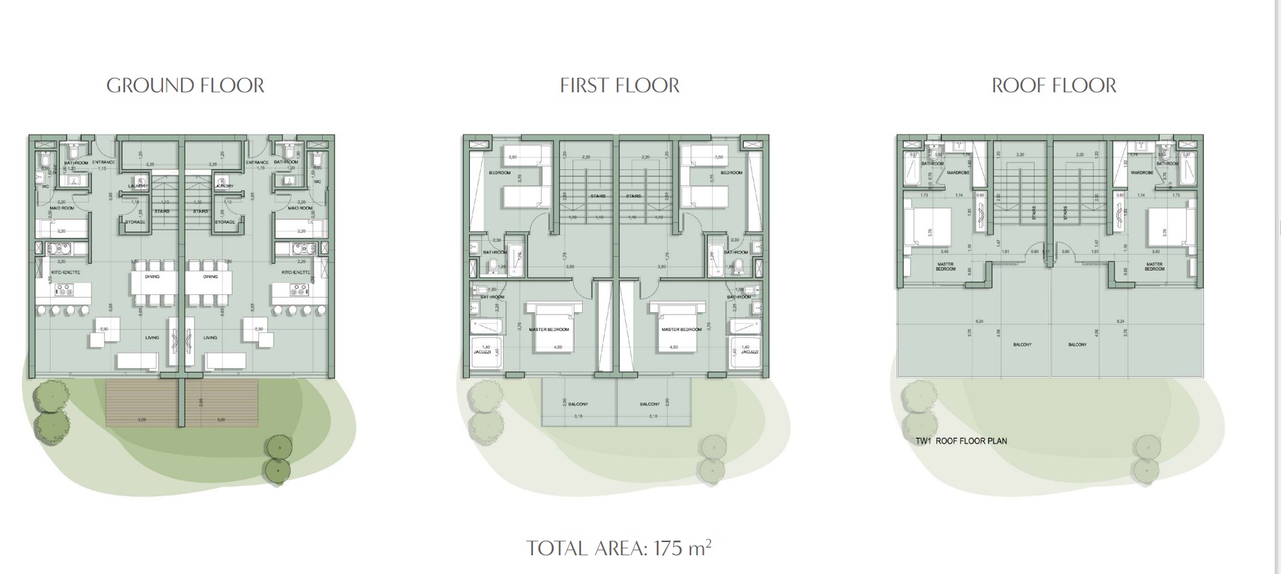 Floor plan for  at Il Monte Galala