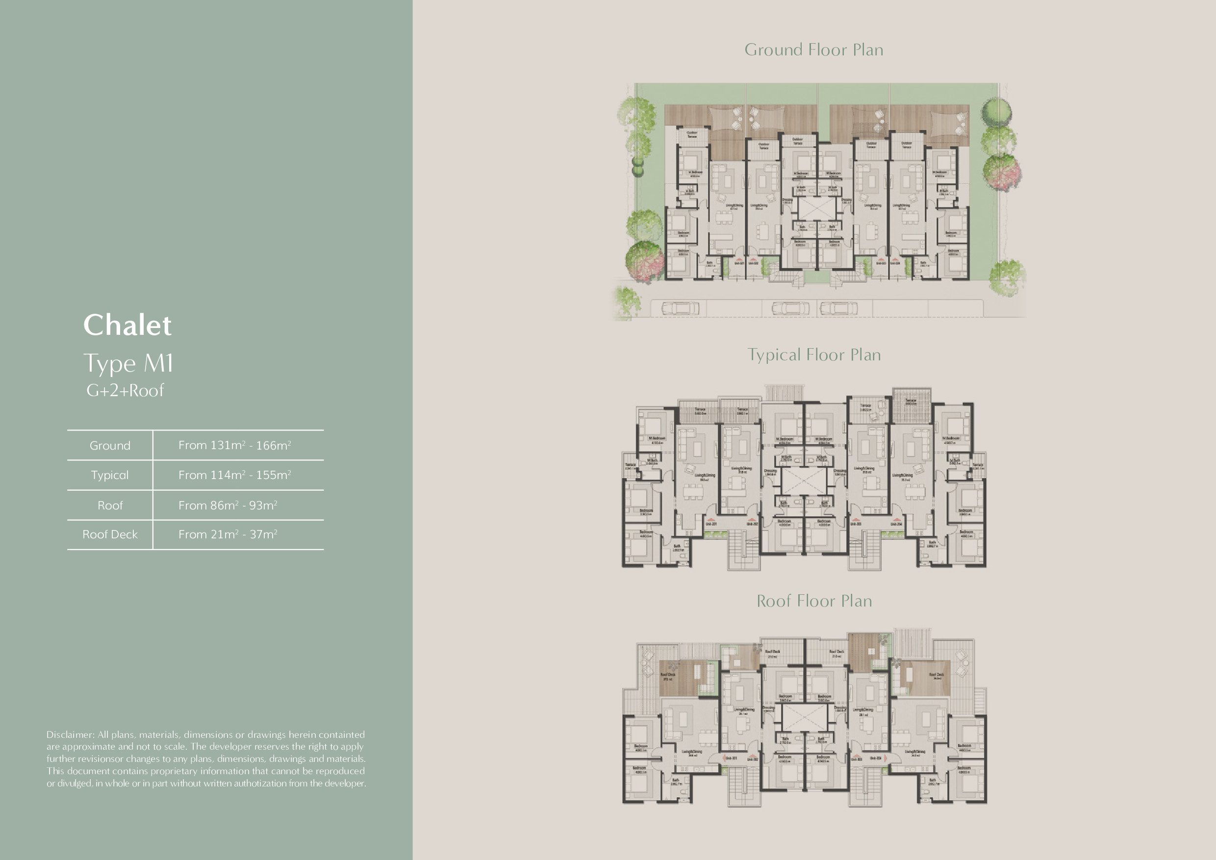Floor plan for chalet at Masaya