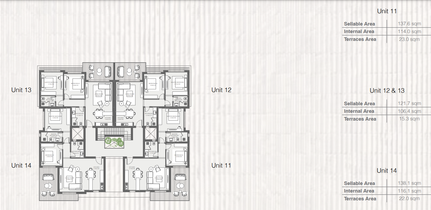 Floor plan for chalet at The Med